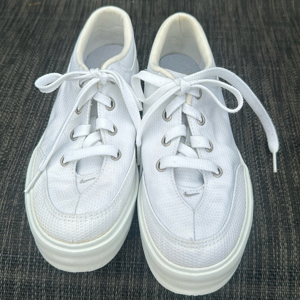 🍍 Vintage Y2K Nike Women’s Canvas Tennis Shoes Sneakers Size 6  Rare🍍BT1